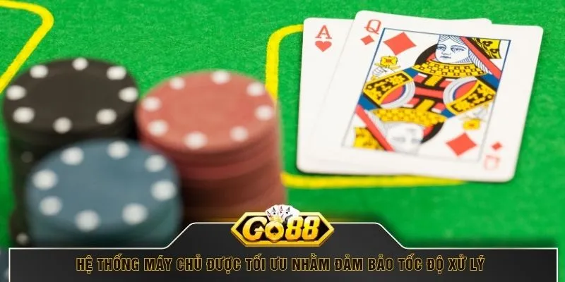 Hệ thống máy chủ được tối ưu nhằm đảm bảo tốc độ xử lý